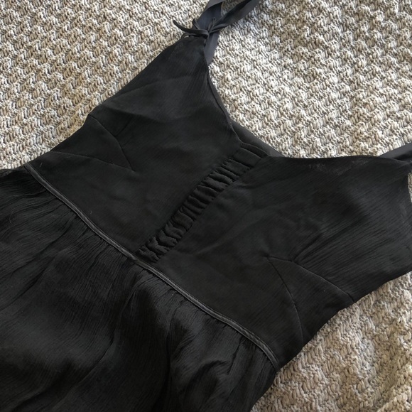 Black Silk Deletta Dress for Anthropologie - Picture 2 of 7